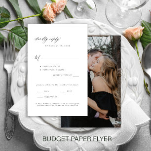Prospectus 14 Cm X 21,6 Cm Options de repas de mariage photo à petit budget m