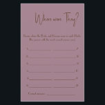 Prospectus 14 Cm X 21,6 Cm Où étaient-ils ? Circulaire de la carte de jeu de<br><div class="desc">Faites-le vous-même en ajoutant votre texte. Pour accéder aux outils de montage avancés,  accédez à Personnaliser,  faites défiler et appuyez sur le lien "cliquer pour customiser plus loin". Pour plus de designs correspondants cliquez sur le lien "Autres produits de cette collection"</div>