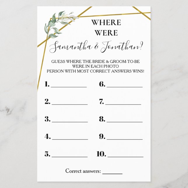 Prospectus 14 Cm X 21,6 Cm Où étaient Ils Greenery Gold (Devant)