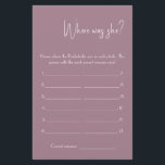 Prospectus 14 Cm X 21,6 Cm Où était-elle ? Circulaire de la carte de jeu de d<br><div class="desc">Faites-le vous-même en ajoutant votre texte. Pour accéder aux outils de montage avancés,  accédez à Personnaliser,  faites défiler et appuyez sur le lien "cliquer pour customiser plus loin". Pour plus de designs correspondants cliquez sur le lien "Autres produits de cette collection"</div>