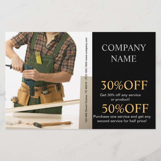 Prospectus 14 Cm X 21,6 Cm Outils mécaniques Construction Charpenterie charpe (Devant)