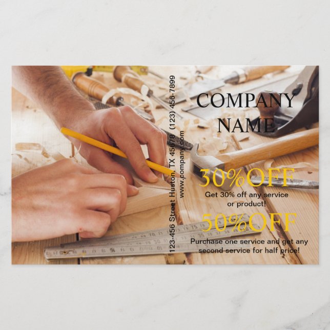 Prospectus 14 Cm X 21,6 Cm Outils mécaniques Construction menuisier menuiseri (Devant)