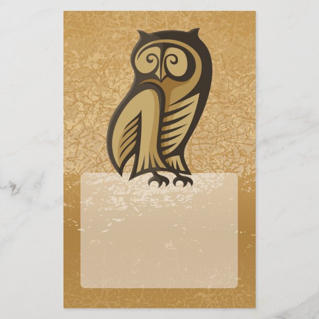 Prospectus 14 Cm X 21,6 Cm Owl Symbol Color (Dos)