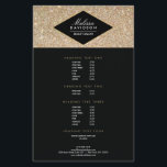 Prospectus 14 Cm X 21,6 Cm Parties scintillant d'or et flyer de beauté du sal<br><div class="desc">Coordonnée avec le modèle de carte d'affaires Gold Parties scintillant et Glamor Beauty d'ici 12 h 01. Une image d'arrière - plan or glittery chaleureuse offre un décor glamour à ce modèle personnalisable. Votre nom ou nom d'entreprise est élégamment stylisé dans une fausse plaque de nom dorée pour un logo...</div>
