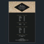Prospectus 14 Cm X 21,6 Cm Parties scintillant d'or et flyer de beauté du sal<br><div class="desc">Coordonnée avec le modèle de carte d'affaires Gold Parties scintillant et Glamor Beauty d'ici 12 h 01. Une image d'arrière - plan or glittery chaleureuse offre un décor glamour à ce modèle personnalisable. Votre nom ou nom d'entreprise est élégamment stylisé dans une fausse plaque de nom dorée pour un logo...</div>