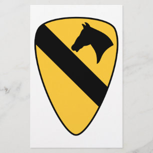 Prospectus 14 Cm X 21,6 Cm Patch de la 1re division de cavalerie patriotique
