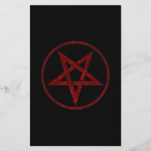 Prospectus 14 Cm X 21,6 Cm Pentagram Red Devil