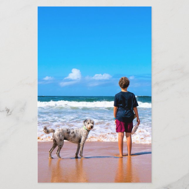 Prospectus 14 Cm X 21,6 Cm Photo Personnalisée Faites Votre Flyer Design J'Ai (Devant)