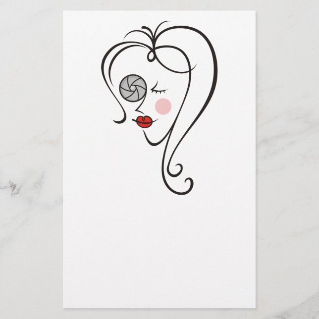 Prospectus 14 Cm X 21,6 Cm Photographe féminine (Dos)