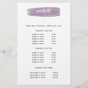 Prospectus 14 Cm X 21,6 Cm Pinceau de vernis à ongles prune Tarifs et service