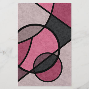 Prospectus 14 Cm X 21,6 Cm Pink Sunrise, abstrait