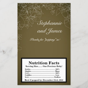 Prospectus 14 Cm X 21,6 Cm Pomme de maïs pop à micro-ondes Automne Floral Aut