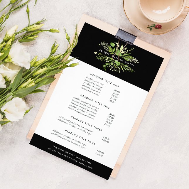 Prospectus 14 Cm X 21,6 Cm Prix et services Wild Meadow (Créateur téléchargé)