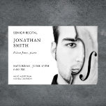 Prospectus 14 Cm X 21,6 Cm Promotion du concert photo personnalisé Considéran<br><div class="desc">Ce prospectus modèle photo noir et blanc modifiable est idéal pour promouvoir des récitals seniors, juniors ou diplômés ou des concerts de musique, que vous soyez violoniste, saxophoniste, clarinettiste, chanteur, professionnel ou étudiant. Avec son design moderne et simple, il sert de solution polyvalente pour la création de matériel marketing attrayant....</div>