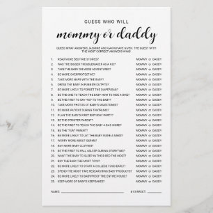 Prospectus 14 Cm X 21,6 Cm Qui L'A Dit Amusant Budget Friendly Baby shower Je