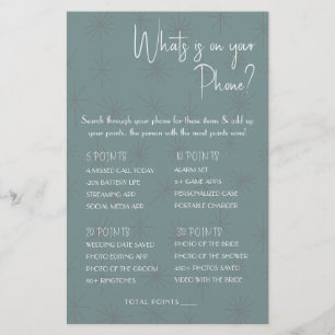 Prospectus 14 Cm X 21,6 Cm Qu'y a-t-il sur votre téléphone ? Flyer de la cart