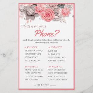 Prospectus 14 Cm X 21,6 Cm Qu'y a-t-il sur votre téléphone ? Flyer de la cart