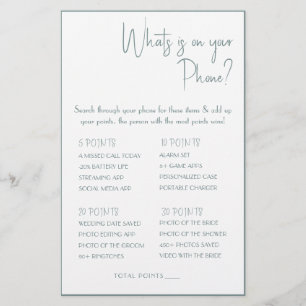 Prospectus 14 Cm X 21,6 Cm Qu'y a-t-il sur votre téléphone ? Flyer de la cart