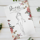 Prospectus 14 Cm X 21,6 Cm Red Blush Floral Rose Bridal Game Guess Dress<br><div class="desc">Devinez le jeu de douche nuptiale habillée. Donnez à chaque invité une carte et demandez-lui de deviner dessiner ce qu'ils pensent que la future mariée portera le jour de son mariage. Aquarelle Rouge et Flore Blush. Les articles correspondants pour compléter votre collection d'événements sont disponibles dans notre boutique Zazzle!</div>