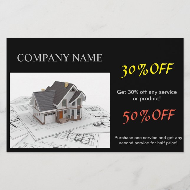 Prospectus 14 Cm X 21,6 Cm Rénovation Handyman Architecte de construction (Devant)