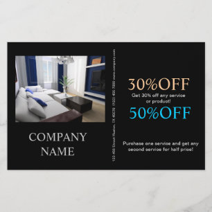 Prospectus 14 Cm X 21,6 Cm Rénovation moderne Construction de menuiserie