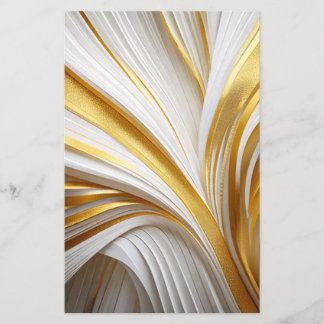 Prospectus 14 Cm X 21,6 Cm Retro d'or blanc