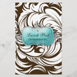 Prospectus 14 Cm X 21,6 Cm Rose 311-Lavish Flyer intégral