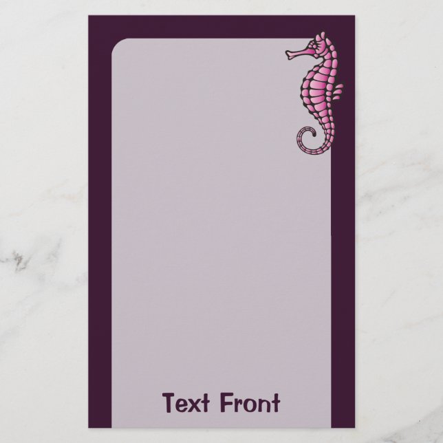 Prospectus 14 Cm X 21,6 Cm Rose de Seahorse (Devant)