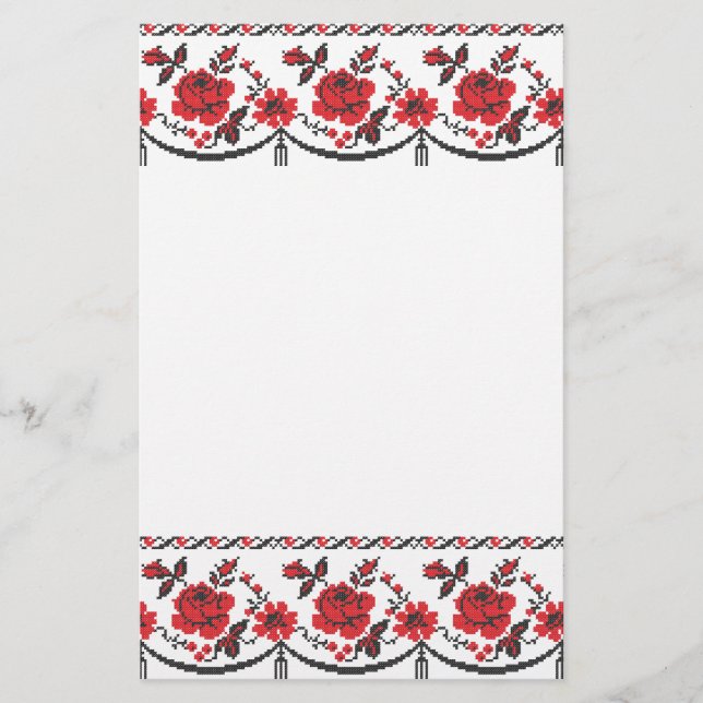 Prospectus 14 Cm X 21,6 Cm Roses (Devant)