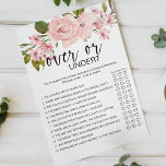 Prospectus 14 Cm X 21,6 Cm Roses roses rose Jeu Floral sur ou sous le prospec<br><div class="desc">Au-dessus ou sous la douche nuptiale jeu. Aquarelle douce rose pâle roses. Coordination à l'envers. Les articles correspondants pour compléter votre collection d'événements sont disponibles dans notre boutique Zazzle!</div>