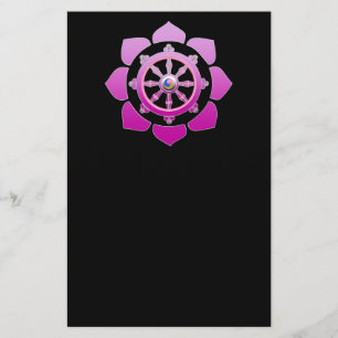 Prospectus 14 Cm X 21,6 Cm Roue de Dharma