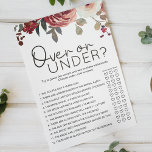 Prospectus 14 Cm X 21,6 Cm Rouge Blush Floral Roses Jeu de dessous<br><div class="desc">Au-dessus ou sous la douche nuptiale jeu. Aquarelle Rouge et Flore Blush. Les articles correspondants pour compléter votre collection d'événements sont disponibles dans notre boutique Zazzle!</div>