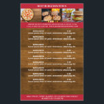 Prospectus 14 Cm X 21,6 Cm Rustikal Braun, circulaire<br><div class="desc">Flyer en rustikalem Design,  Braun,  Rot,  gut geeignet für Restaurants,  Essen-Lieferservice. Editieren Sie ihr Produkt einfach,  laden Sie 3 Fotos ihrer Wahl hoch und ergänzen Sie es durch ihren Texte. Sie können die Schriftart,  Farbe und die Position individuell durch "weitere Personalisierung" auswählen.</div>