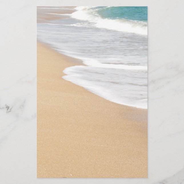 Prospectus 14 Cm X 21,6 Cm Sable de la Beach (Devant)