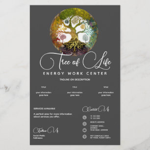 Prospectus 14 Cm X 21,6 Cm Saisons   Arbre de vie