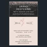 Prospectus 14 Cm X 21,6 Cm Salon de cheveux rose Gold Grand Réouverture Sécur<br><div class="desc">Une collection complète et cohérente pour tous vos produits et fournitures d'entreprise. Avisez les clients de votre réouverture avec de nouvelles mesures de sécurité à l'épreuve en place. Une collection de produits pour promouvoir des lignes directrices sur la distanciation sociale.Ces produits sont parfaits pour s'assurer que les employés et les...</div>