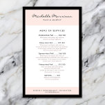 Prospectus 14 Cm X 21,6 Cm Salon de maquillage et beauté rose vintage, Salon<br><div class="desc">Coordonner avec le modèle Vintage de carte d'affaires Maquillage rose et Beauté d'ici 1201h. Ce modèle flyer classique en rose doux avec une bordure noire donne une première impression professionnelle et raffinée. Une esthétique simple et propre, un peu vintage. Mettez à jour les champs de texte modèles pour votre propre...</div>