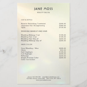 Prospectus 14 Cm X 21,6 Cm Salon moderne à lumière  