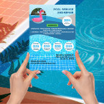 Prospectus 14 Cm X 21,6 Cm Service de pool et circulaire de réparation<br><div class="desc">Conçu pour le service de mise en commun et la réparation des entreprises et des propriétaires d'entreprise. Ce prospectus entièrement personnalisable est une excellente façon de commercialiser et de faire la publicité de votre activité de service de piscine. Ajoutez le logo de votre entreprise si vous le souhaitez. Par 1Bizchoice...</div>