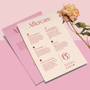 Prospectus 14 Cm X 21,6 Cm Service de soins de fin de vie rose pâle Circulair