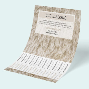 Prospectus 14 Cm X 21,6 Cm Services de toilettage pour animaux de compagnie m