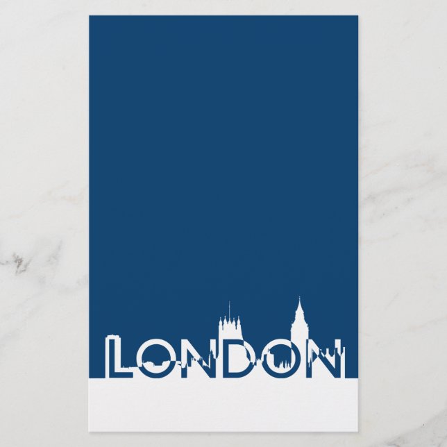 Prospectus 14 Cm X 21,6 Cm Silhouette londonienne (Devant)