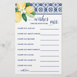 Prospectus 14 Cm X 21,6 Cm Souhaite que le Bientôt être Mme Lemons Méditerran