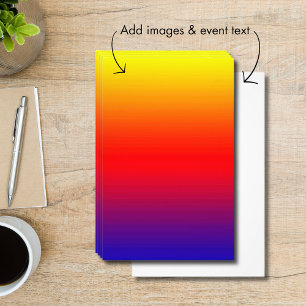 Prospectus 14 Cm X 21,6 Cm Spectre des couleurs horizontales -1