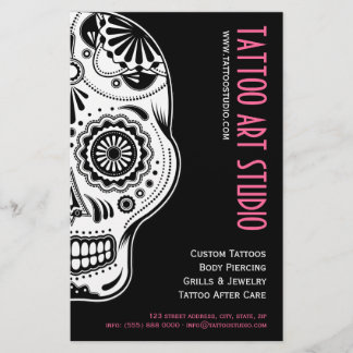 Prospectus 14 Cm X 21,6 Cm Studio d'art de tatouage