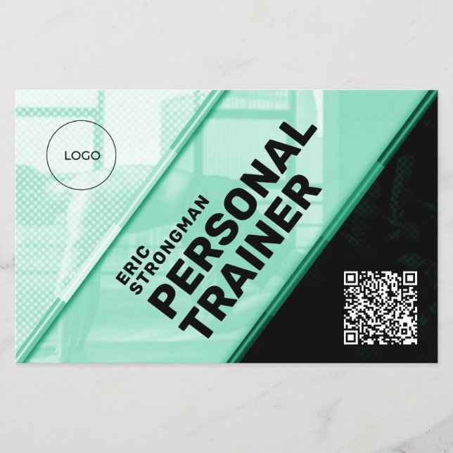 Prospectus 14 Cm X 21,6 Cm Style géométrique futuriste moderne (Devant)