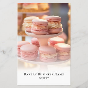 Prospectus 14 Cm X 21,6 Cm Superposition de photo de boulangerie Code QR pour