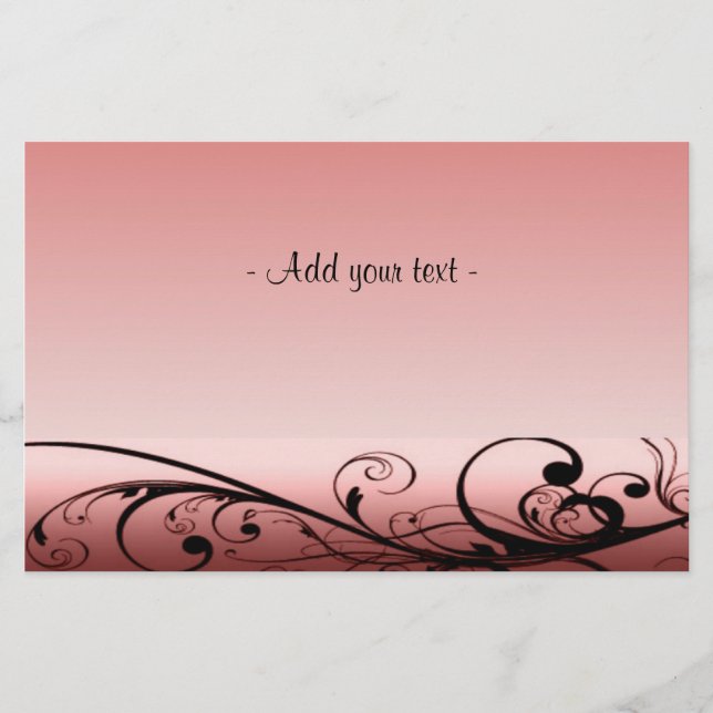 Prospectus 14 Cm X 21,6 Cm Swirls Deco (Devant)