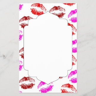 Prospectus 14 Cm X 21,6 Cm Symbole des lèvres de bisou doux