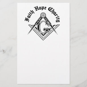 Prospectus 14 Cm X 21,6 Cm Symbole franc-maçonnerie